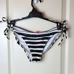 OP String Bikini Sequined Bottom  sz M 7-9